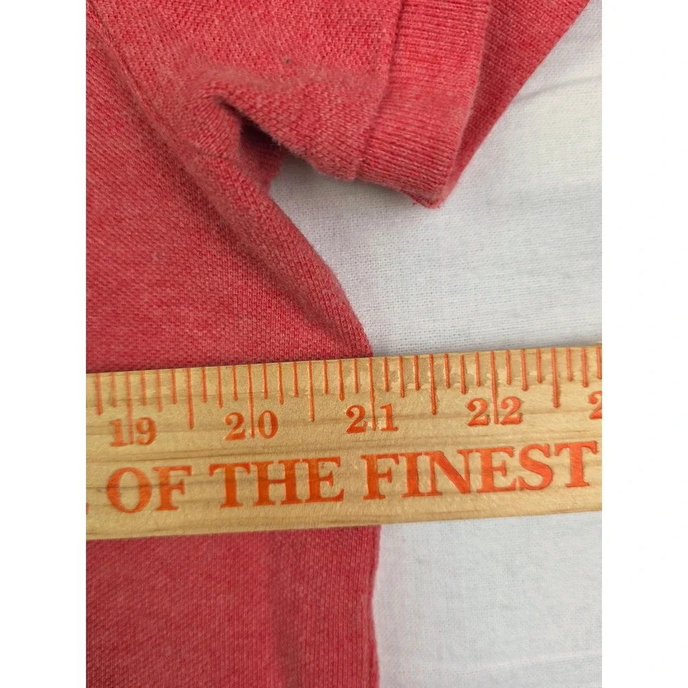 Polo Ralph Lauren Polo Shirt Mens LG Red Custom Slim Fit‎ Short Sleeve Cotton